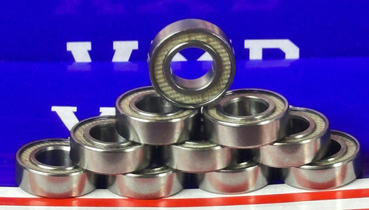 10-Pack Sealed Miniature Bearings 688-2TS 8x16x5 - PTFE Seals