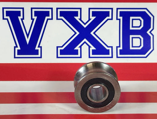 8mm Bore Bearing - 22.5mm Pulley U-Groove Track Roller Bearing 8x22.5x13.5mm