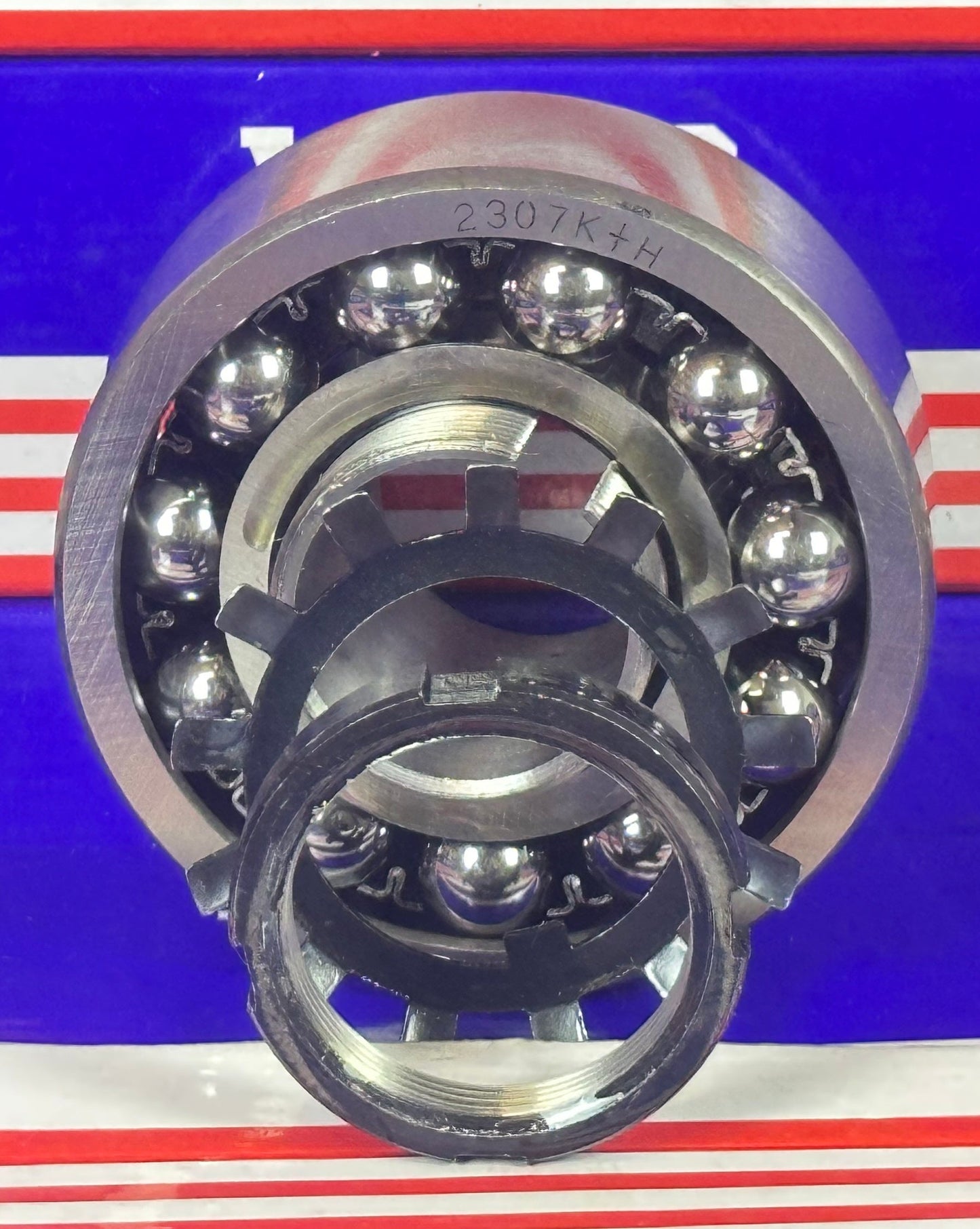 2307K+H Tapered Self Aligning Ball Bearing - Adapter Sleeve 30x80x31mm