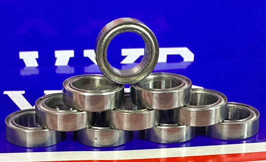 10-Pack 8x12x3.5mm Stainless Steel Bearing - Shielded - Miniature