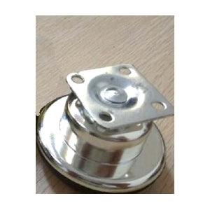 2.5" 4-Screws Flat Furniture Caster Base - 75lb Load (Pack of 10)