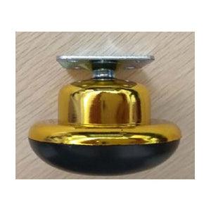 2.5 Inch Flat Metal Glide for Furniture - Gold-Plated Anti-Scratch Sofa or Couch Leg