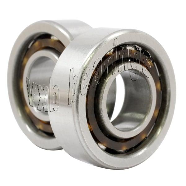 2-Pack Angular Contact Bearings 7208B 40x80x18mm