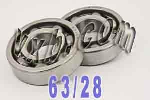 2-Pack Bearings 63/28 28x68x18 Open