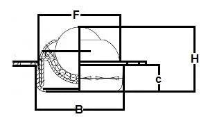10-Pack Flange 2 Holes Ball Transfer Unit 1" Mounted Surface Bearings