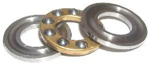 2-Pack 5x11mm Thrust Ball Bearings 5x11x4.5 Miniature