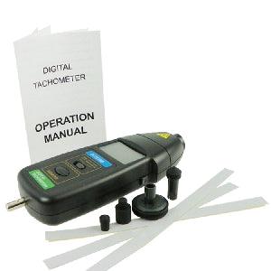 2 Way Digital Tachometer Contact/Photo Laser Non Contact Tachometer