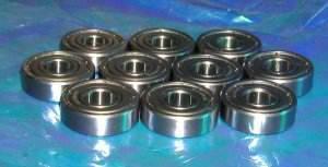 20-Pack Bearings 606ZZ 6x17x6mm - Shielded - Miniature