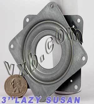 200 lbs Capacity 3 Lazy Susan Bearing 5/16 Thick Turntable Bearing