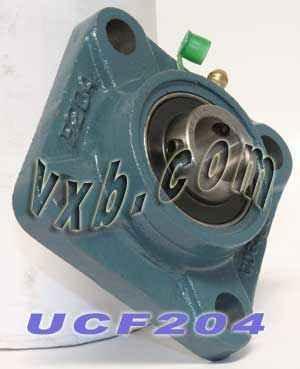 20mm Bearing UCF204 + Square Flanged Cast Housing Mounted Bearing