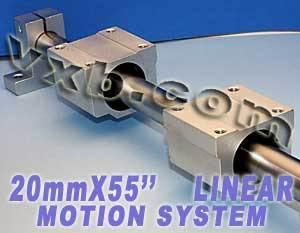20mm Linear Shaft 55 2 Slide Units 2 Shaft Supports Linear Motion