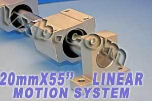 20mm Linear Shaft 55 2 Slide Units 2 Shaft Supports Linear Motion