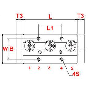 4-Roller Linear Bearing Block for SGR20 Rail - 20mm (0.787")
