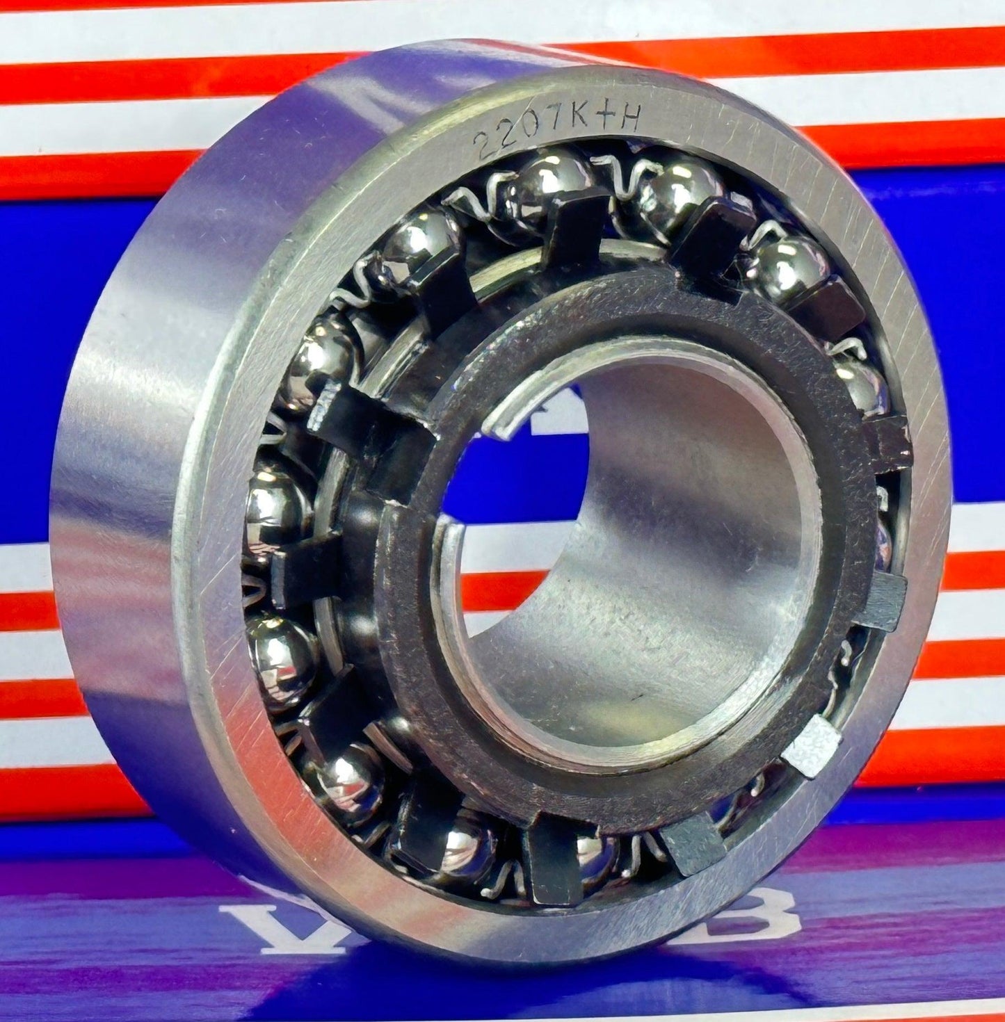 2207K+H Tapered Self Aligning Ball Bearing - Adapter Sleeve 30x72x23mm