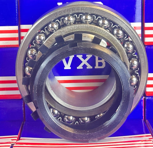 2215K+H Tapered Self Aligning Ball Bearing - Adapter Sleeve 65x130x31mm