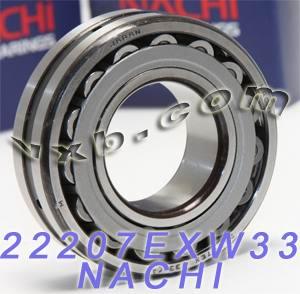 22207EXW33 Nachi Roller Bearing 35x72x23 Japan Spherical Bearing