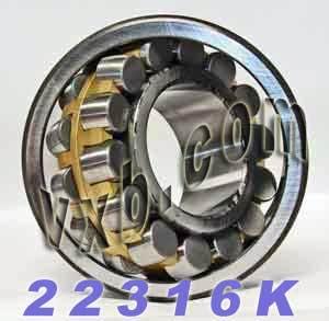 22316AKC3 Spherical Tappered Bore Roller Bearing 80x170x58 Spherical Bearing
