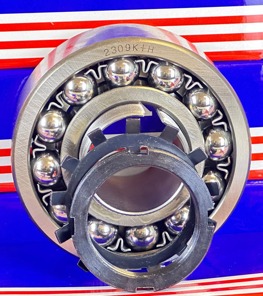 2309K+H Tapered Self Aligning Ball Bearing - Adapter Sleeve 40x100x36mm