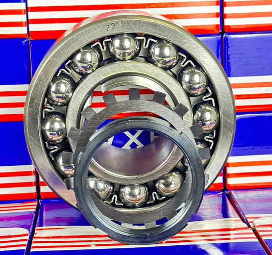 2312K+H Tapered Self Aligning Ball Bearing - Adapter Sleeve 55x130x46mm