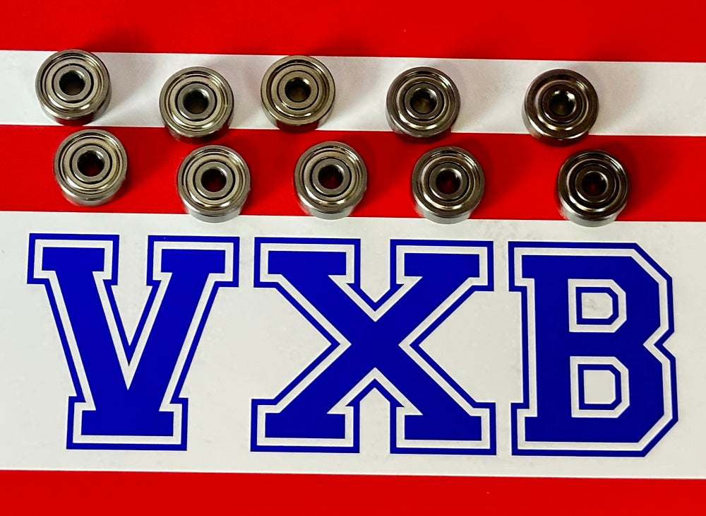 10-Pack Fishing 3x10mm Ceramic Bearings 3x10x4mm