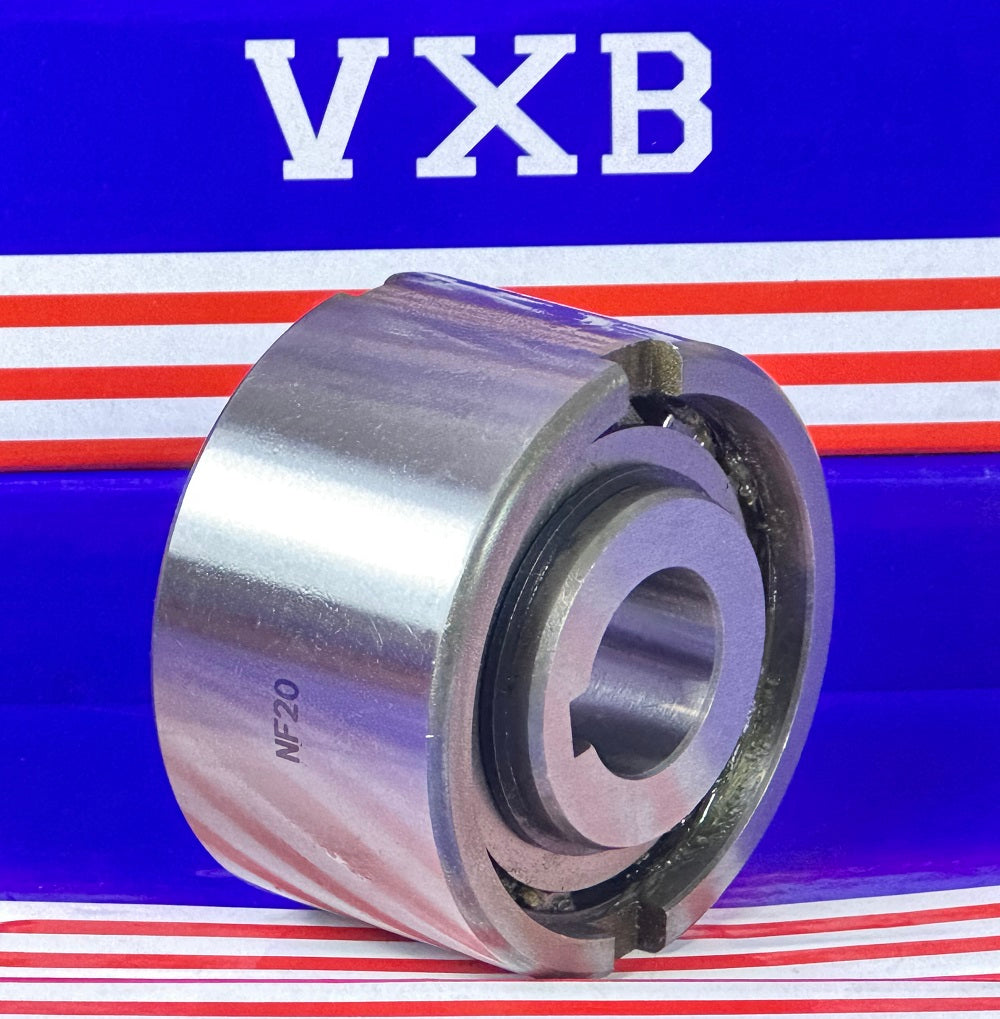 NF20 20mm Freewheel Clutch - One-Way Roller Type - Backstop/Overrunning 20x62x36mm