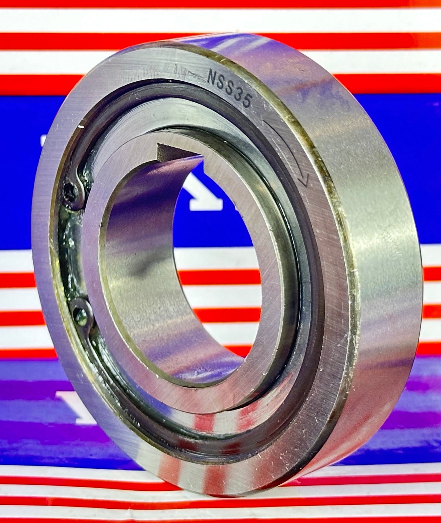 NSS35 One-Way 35x72x17 Bearing Support Required Backstop Clutch