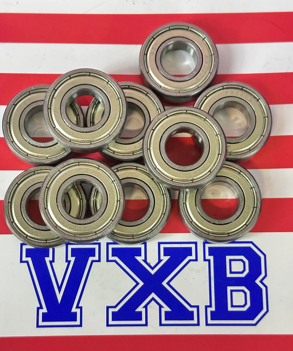10-Pack Bearings R8ZZ 1/2" x 1-1/8" x 5/16"