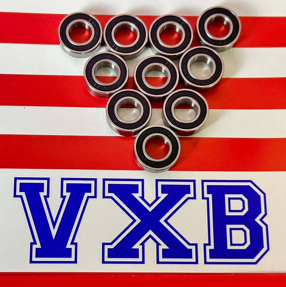 10-Pack S688-2RS 8x16x5 Stainless Steel Sealed Miniature Bearings