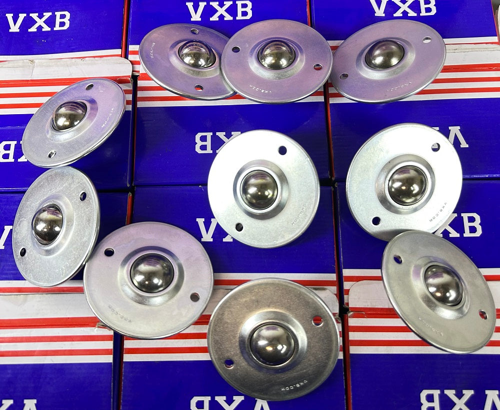 2 Holes Flange Ball Transfer Unit 10-Pack Mounted Surface Bearings