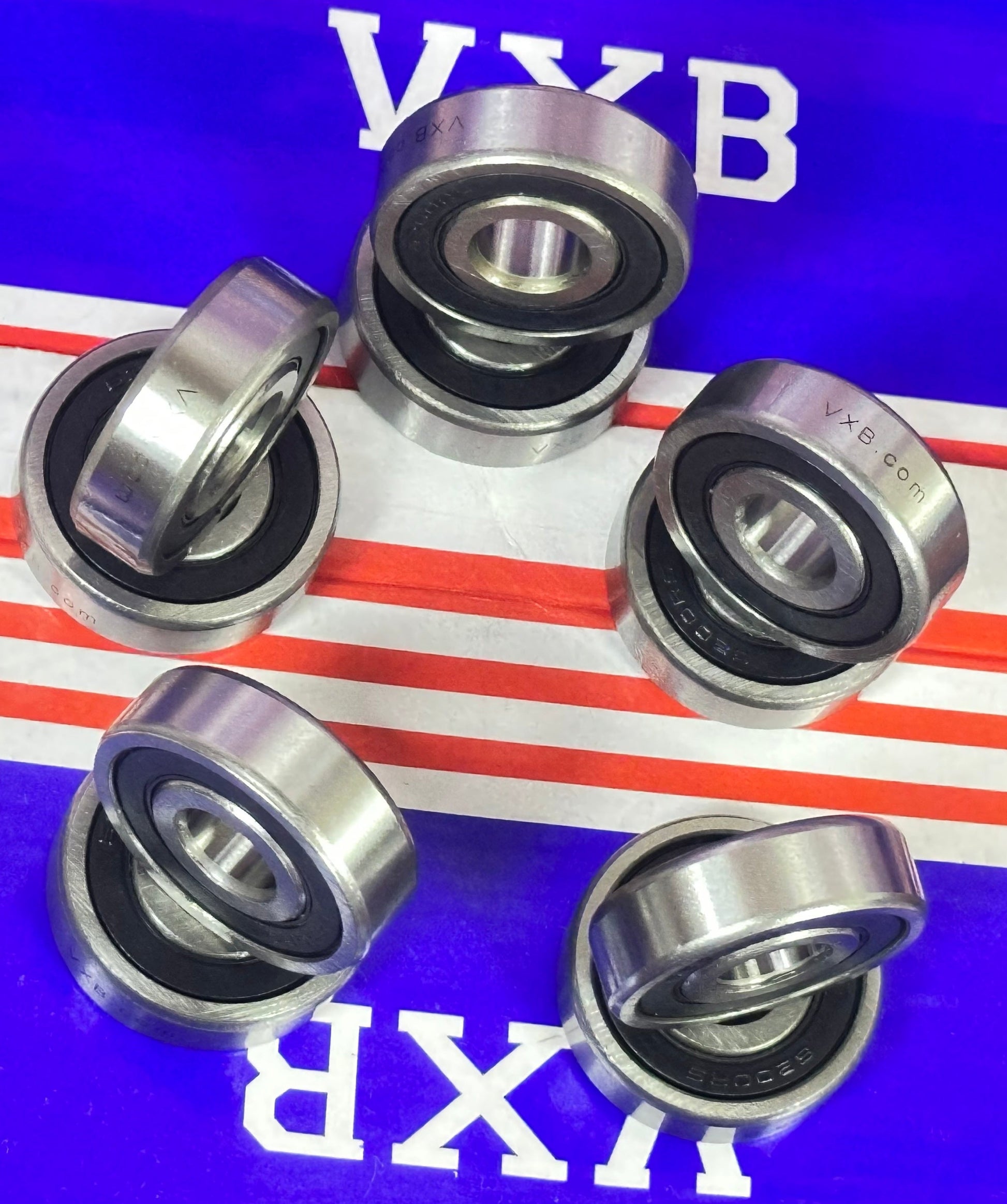 10-Pack 6200-2RS Ball Bearing - Premium - Sealed