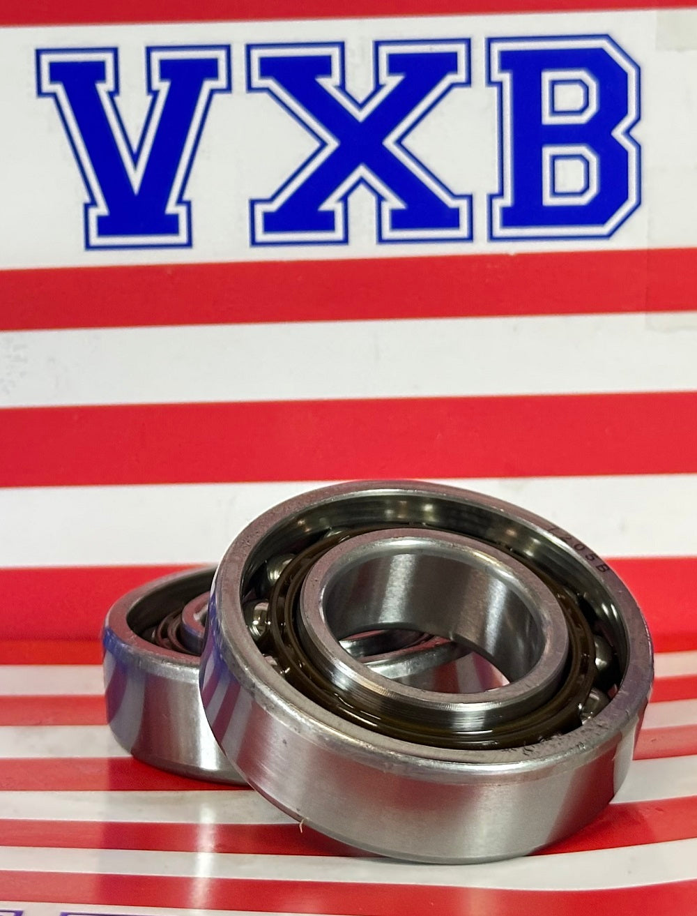 2-Pack Angular Contact Bearings 7205B 25x52x15mm