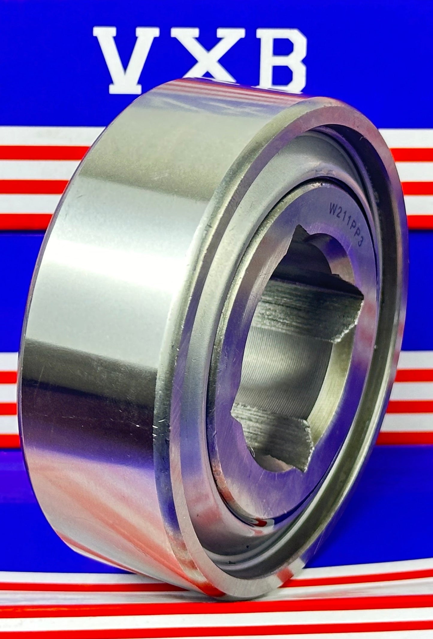 W211PP3 Two Triple Lip Seals Square Bore 1-1/2" Bore Bearing