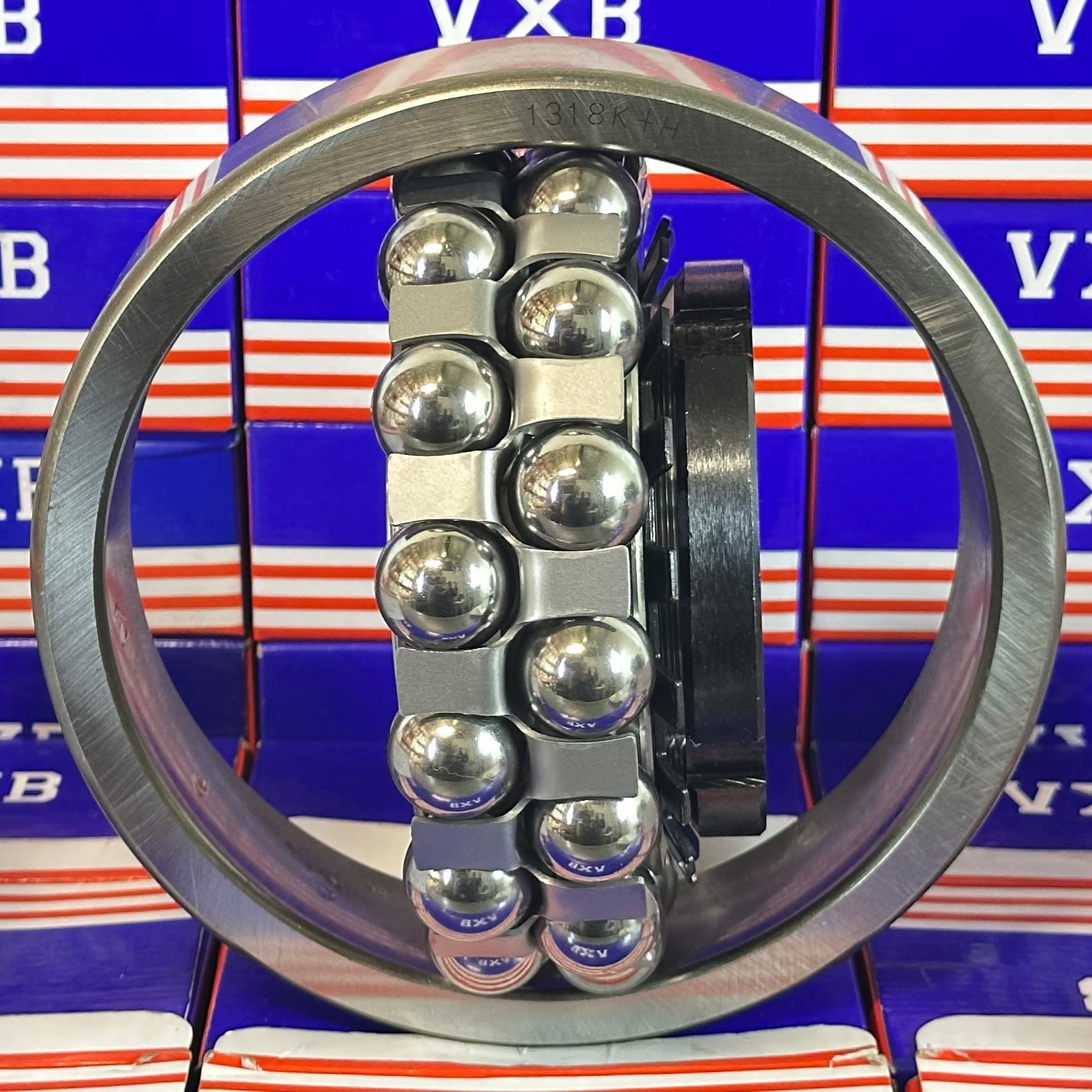 1318K+H Tapered Self Aligning Ball Bearing - Adapter Sleeve 80x190x64mm