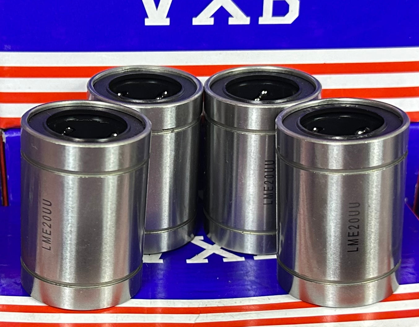 4-Pack LME20UU 20mm Ball Bushing 20x32x45 Linear Motion Bearings