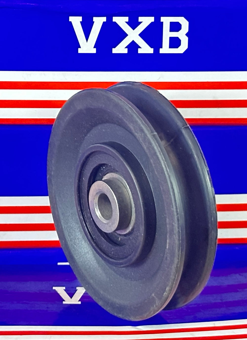 10mm Bore Bearing - 90mm Steel Wire Rope Cable Track Pulley 10x90x18mm
