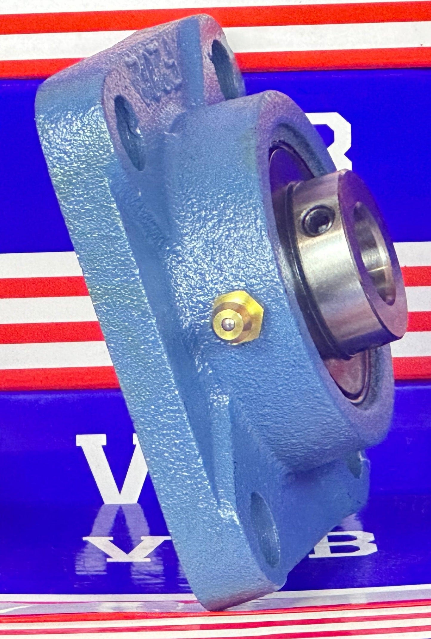 15mm Bearing UCF202 + Square Flanged Cast Housing Mounted Bearing