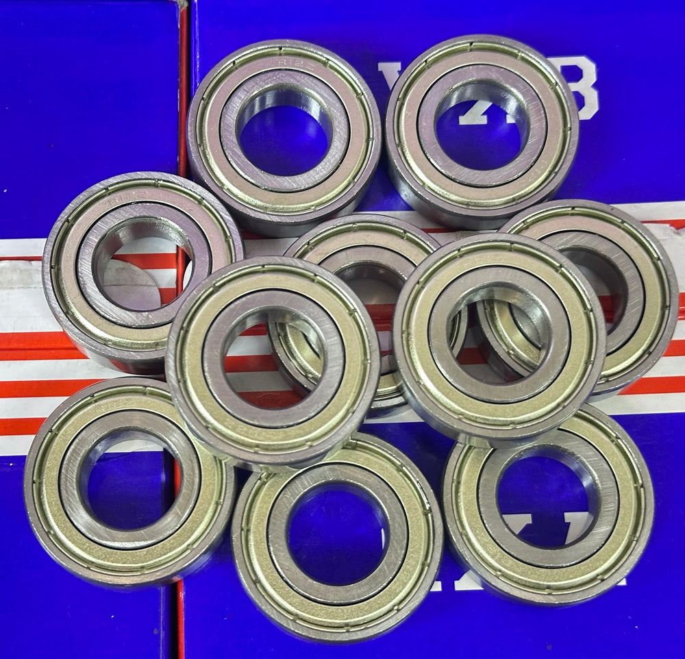 10-Pack Bearings R12ZZ 3/4" x 1-5/8" x 7/16"