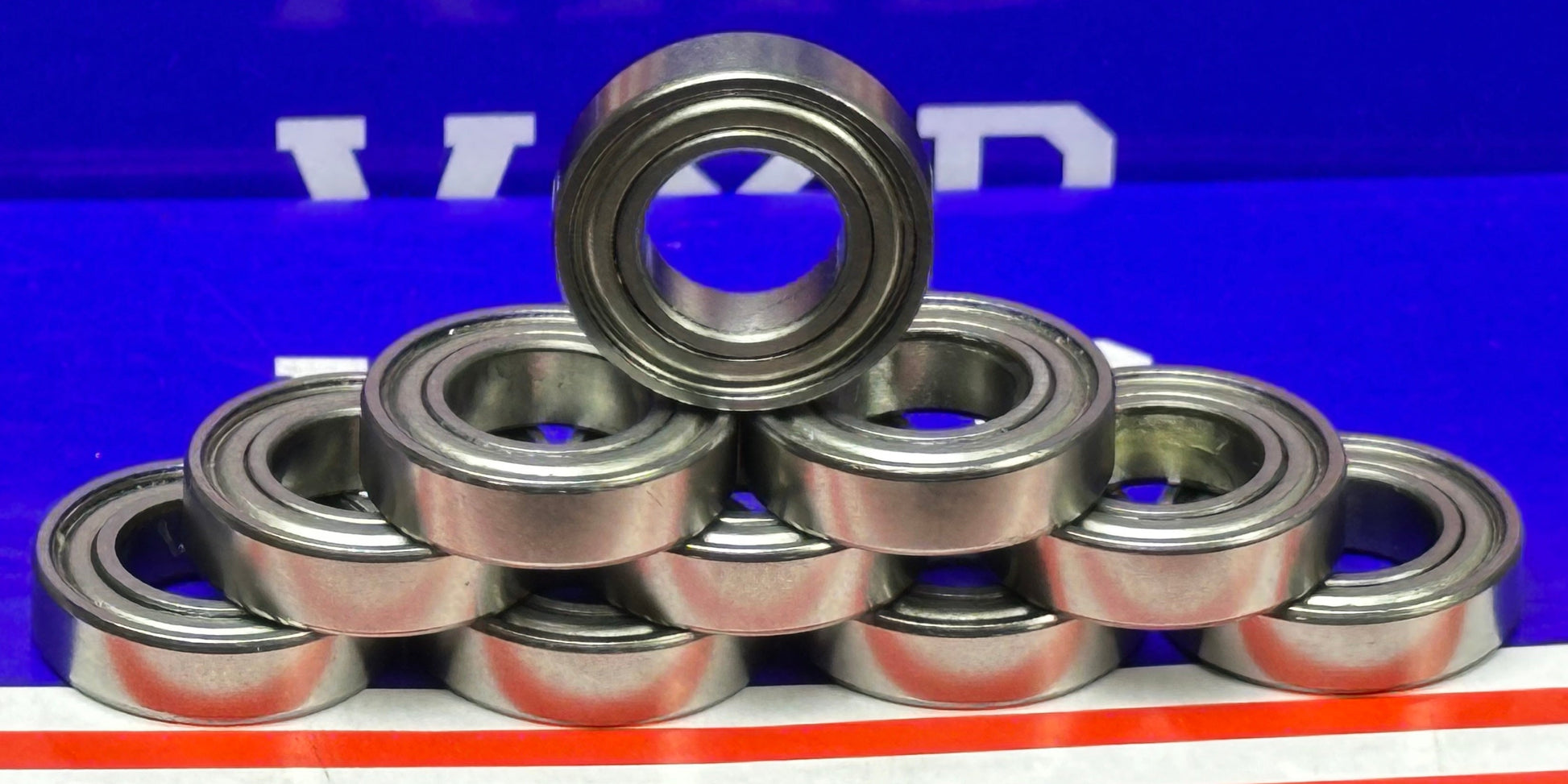 10-Pack S6800ZZ 10x19x5 Stainless Steel Bearing