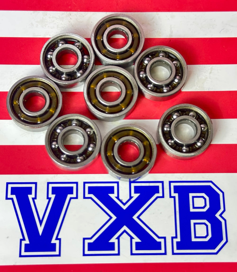 8 Skateboard Bearing Nylon Cage Open