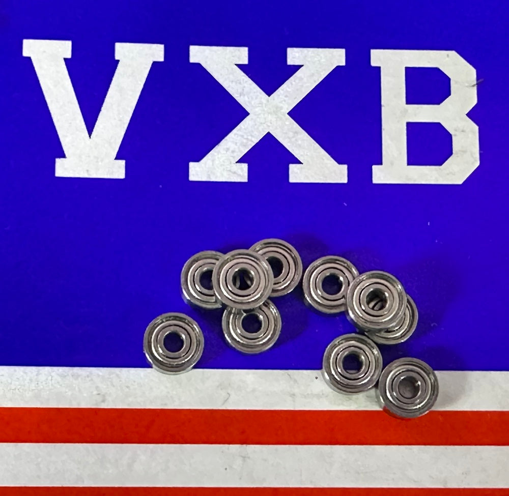 10-Pack 2x6mm Double Shielded 2x6x2.5 Miniature Bearing