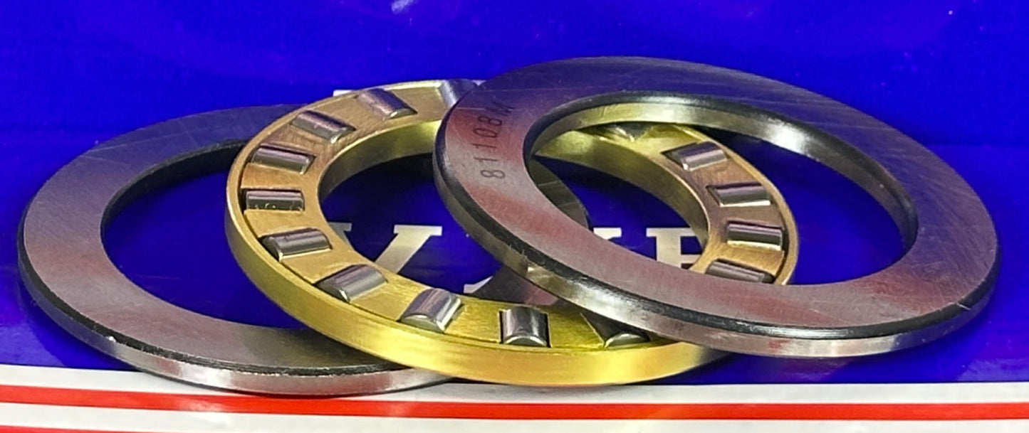 81108M Cylindrical Roller Thrust Bearing 40x60x13mm - Bronze Cage