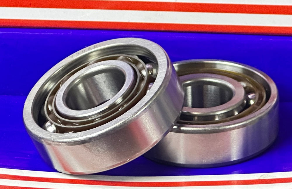2-Pack Angular Contact Bearings 7304B 20x52x15mm