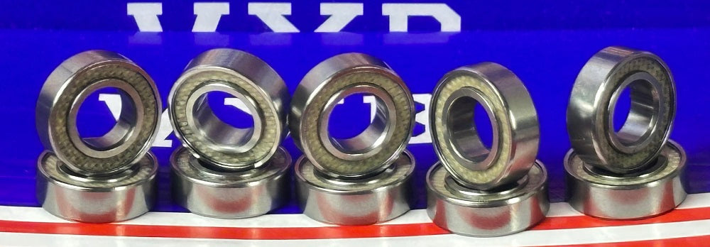 10-Pack Sealed Miniature Bearings 688-2TS 8x16x5 - PTFE Seals