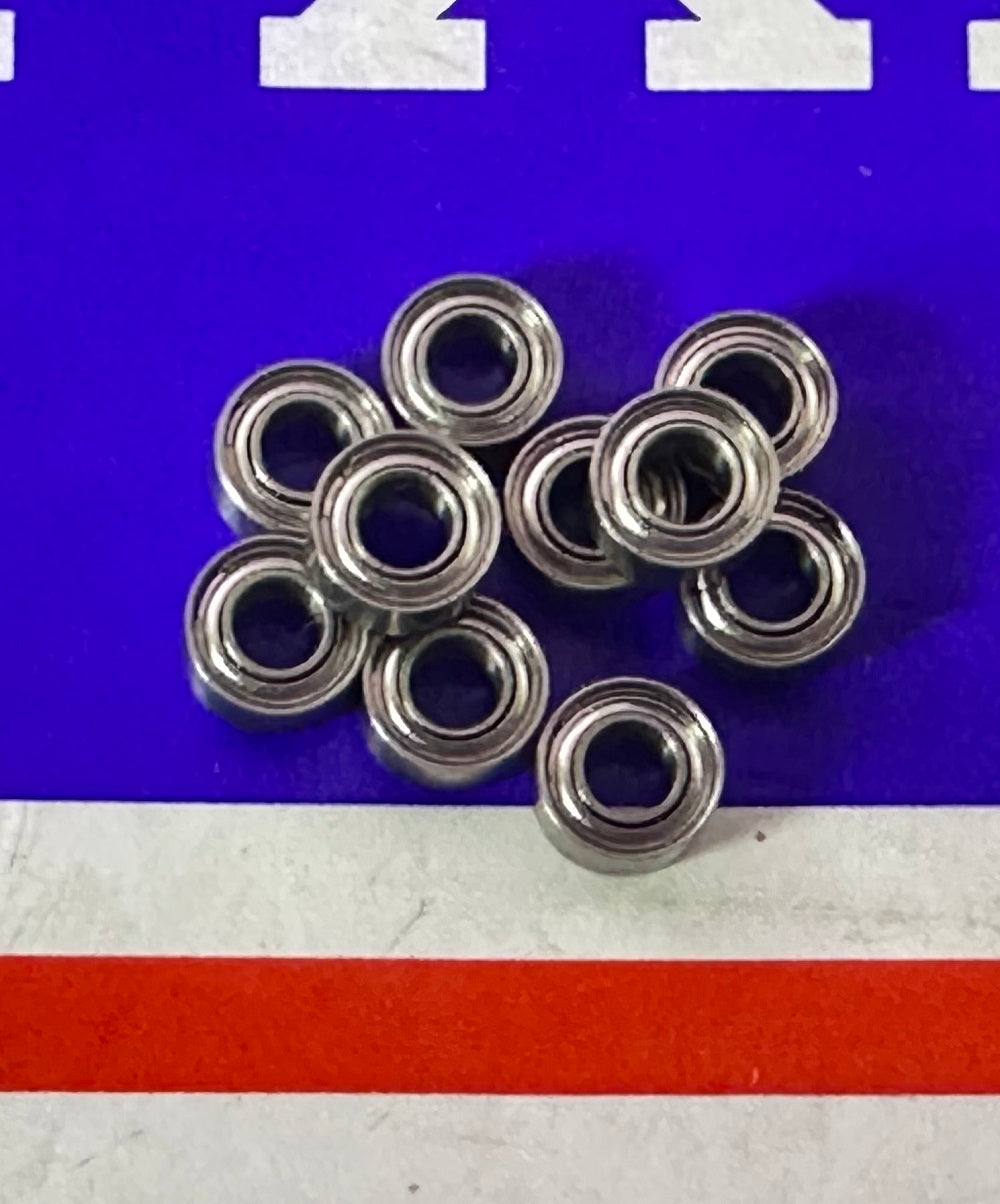 10-Pack Ceramic Bearing SR133ZZ ABEC-5 3/32x3/16x3/32 inch Bearing