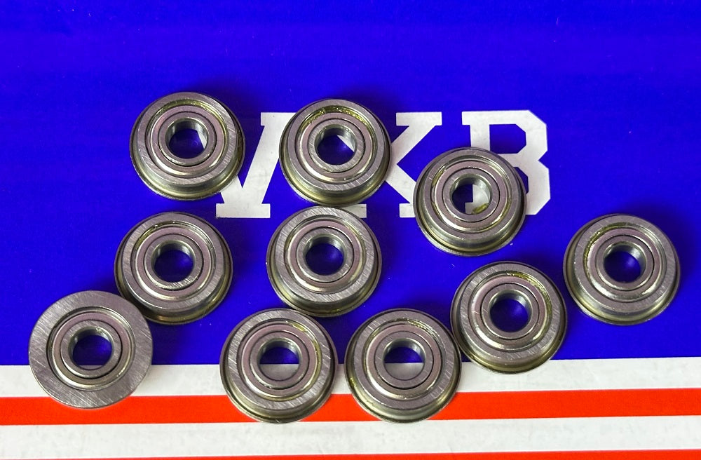 10-Pack Flanged Stainless Steel Bearings F695ZZ Shielded 5x13x4 Bearings