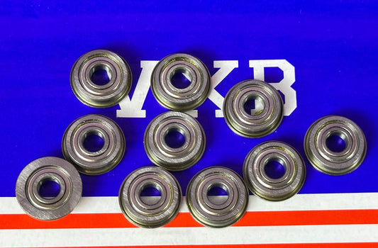 10-Pack Flanged Stainless Steel Bearings F695ZZ Shielded 5x13x4 Bearings