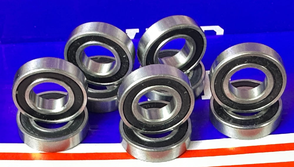10-Pack 61901-2RS 12x24x6mm Sealed Bearing