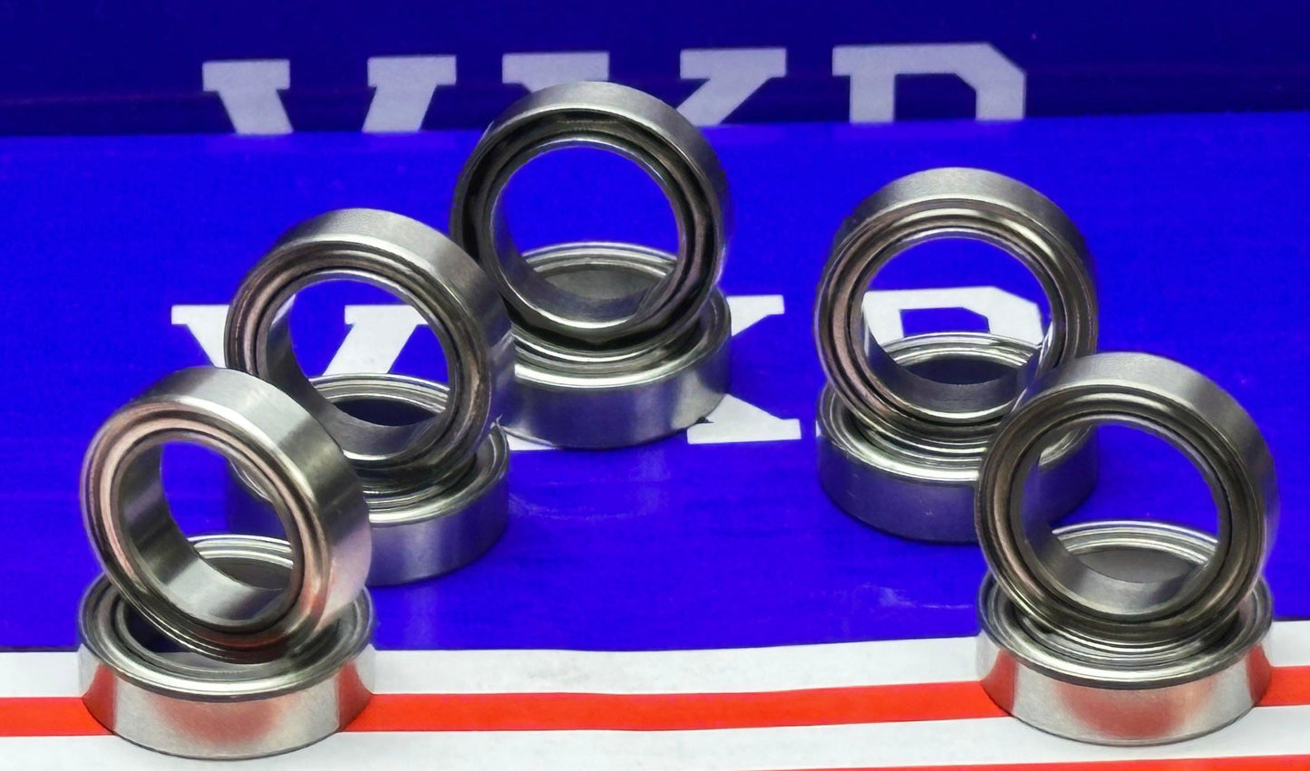 10-Pack Ceramic Bearing S6700ZZ 10x15x4 Stainless Steel Shielded ABEC-5 Bearing