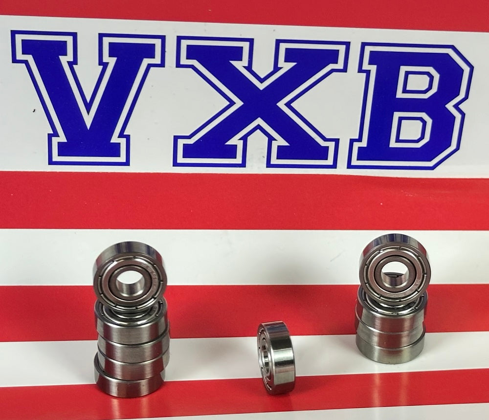 10-Pack S695ZZ 5x13x4 Stainless Steel Shielded Miniature Bearings