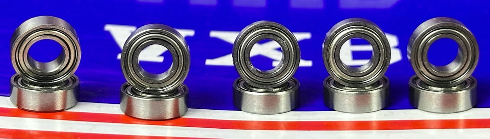 10-Pack Ceramic Bearing R166ZZ 3/16x3/8x1/8 inch Shielded Bearing